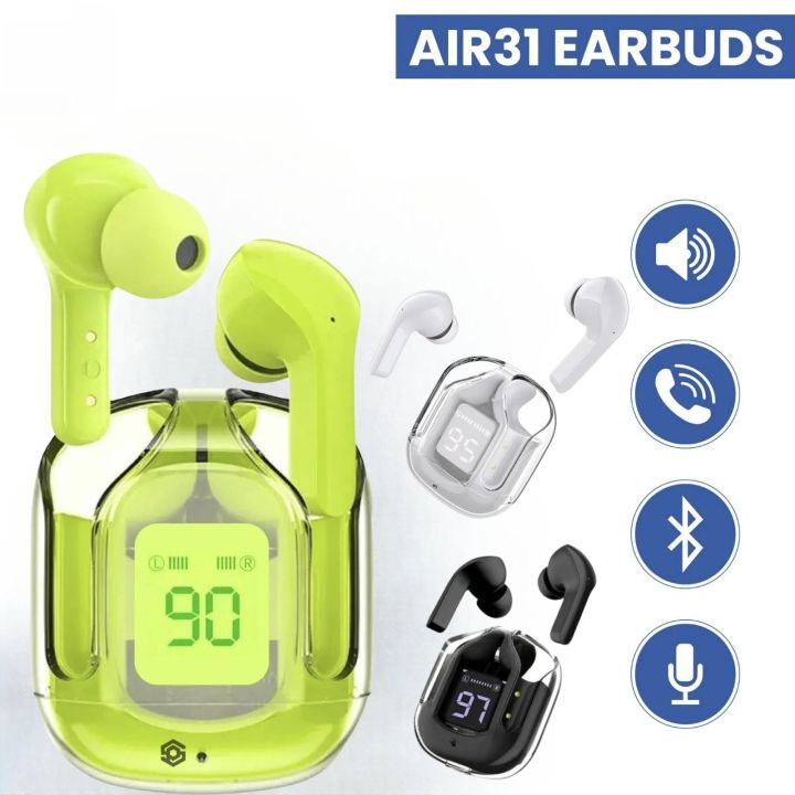 Air 31 Wireless Earbuds – Bluetooth In-Ear Headphones with Noise Cancellation & Touch Control